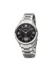 Regent Armbanduhr-Analog-Digital silber groß (ca. 42mm) Regent Metallarmband