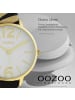 Oozoo Analog-Armbanduhr Oozoo Timepieces beige, schwarz groß (ca. 43mm)