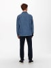 Only&Sons Slim Fit Chino Hose Basic Pants ONSPETE Baumwolle Twill Denim in Dunkelblau