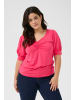 KAFFE curve T-shirt KCsissy Tight fit in Raspberry