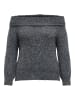 ONLY Carmakoma Strickpullover in Medium Grey Melange 1