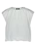 Zero  Blusenshirt. mit Rundhalsausschnitt in Brilliant White