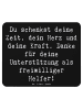 Mr. & Mrs. Panda Mouse Pad Spruch Freiwilliger Dank mit Spruch in Schwarz
