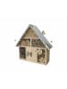 relaxdays Insektenhotel in Natur/ Silber - (B)30 x (H)28 x (T)9 cm