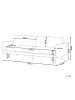 Beliani 3-Sitzer Sofa VINTERBRO in Beige/Schwarz - (W) 220 x (H) 86 x (L) 84 cm