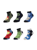 Avengers 6er-Set: Sneaker Socken Avengers in Mehrfarbig
