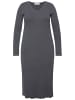 Studio Untold Midikleid in anthrazit