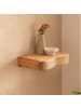 FineBuy Wandregal in Braun / Akazie / 40x20x8