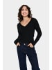 SAINT TROPEZ Strickpullover MilaSZ Gerade Passform in Black