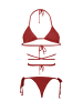 Kadoo Bikini ECONYL® Ruby Bloom in rot