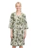 CARTOON Sommerkleid mit Muster in Cream/Green