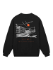 F4NT4STIC Sweatshirt Escape Discover the World Town Train Station in schwarz