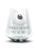 Mr. & Mrs. Panda Blümchentail Glas Avocado Schwangerschaft mit Spruch in Transparent