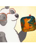 Mr. & Mrs. Panda Tischuntersetzer Fuchs Laterne Design ohne Spruch in Weiß
