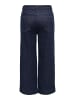 ONLY Jeans mit weitem Bein in Dark Blue Denim