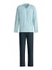 Calida Pyjama in tourmaline blue