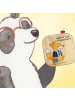 Mr. & Mrs. Panda Bierdeckel Anwalt Leidenschaft Design mit Spruch in Weiß