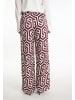 DreiMaster Damen Stoffhose in Wollweiss Bordeaux