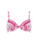 Olympia Mix&Match Bikini Top in weiss/pink