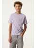 Garcia Basic T-Shirt Baumwolle Kurzarm in misty lilac