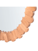 Beliani Wandspiegel ALZON in Braun - (W) 86 x (H) 86 x (L) 5 cm