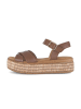 Gabor Plateau Sandalen in braun