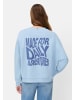 Camel Active Sweatshirt mit Backprint in Hellblau