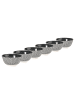 Butlers Schale ORNAMENTS 6er-Set in Schwarz