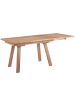 58 aufm Kessel ESSZIMMERTISCH ausziehbar Daveta 125x85x75 Küchentisch Holz Wildeiche
