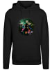 F4NT4STIC Hoodie Disney Alice im Wunderland Black Flower in schwarz