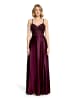 Vera Mont Abendkleid mit Stickerei in Prune Wine
