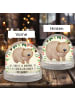 Mr. & Mrs. Panda Schneekugel Wombat mit Spruch in Naturpapier