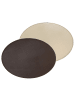 FREEFORM | Platzset, DUO, schokobraun/creme, oval