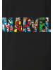 Logoshirt T-Shirt Marvel Comic Colour Logo in schwarz