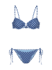 LSCN BY LASCANA Bügel-Bikini in graphic blue