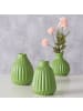 Boltze Vase Esko 3er-Set in grün