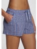 VIVANCE DREAMS Pyjamashorts in blau-rosa-gestreift