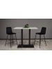 58 aufm Kessel TRESENTISCH Electra 120x70x106 schwarz matt/kreidegrau matt lack