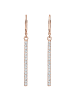 Elli Ohrringe 925 Sterling Silber Geo, Rechteck in Rosegold