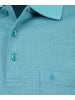 Ragman Softknit-Poloshirt Jacquard in Grün