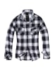 Brandit Flanell-Hemden in white/black