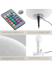 tectake Kugelleuchte Luminous Globe, LED, mit Fernbedienung