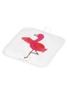 Mr. & Mrs. Panda Topflappen Flamingo Yoga ohne Spruch in Weiß