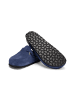VITAFORM Veloursleder Clogs in royalblau