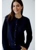 Oui ILAYA Strickjacke in Dark Blue
