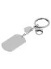 Adeliás Unisex Anhänger – Schlüssel Gravuranhänger aus Edelstahl in silber