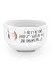Mr. & Mrs. Panda Smoothie Bowl Hase Igel mit Spruch in Weiß