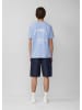 QS T-Shirt in 53D0_himmelblau