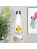 Mr. & Mrs. Panda Trinkflasche Schildkröte  Pommes mit Spruch in Weiß