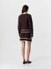 Object Strickjacke in Seal Brown